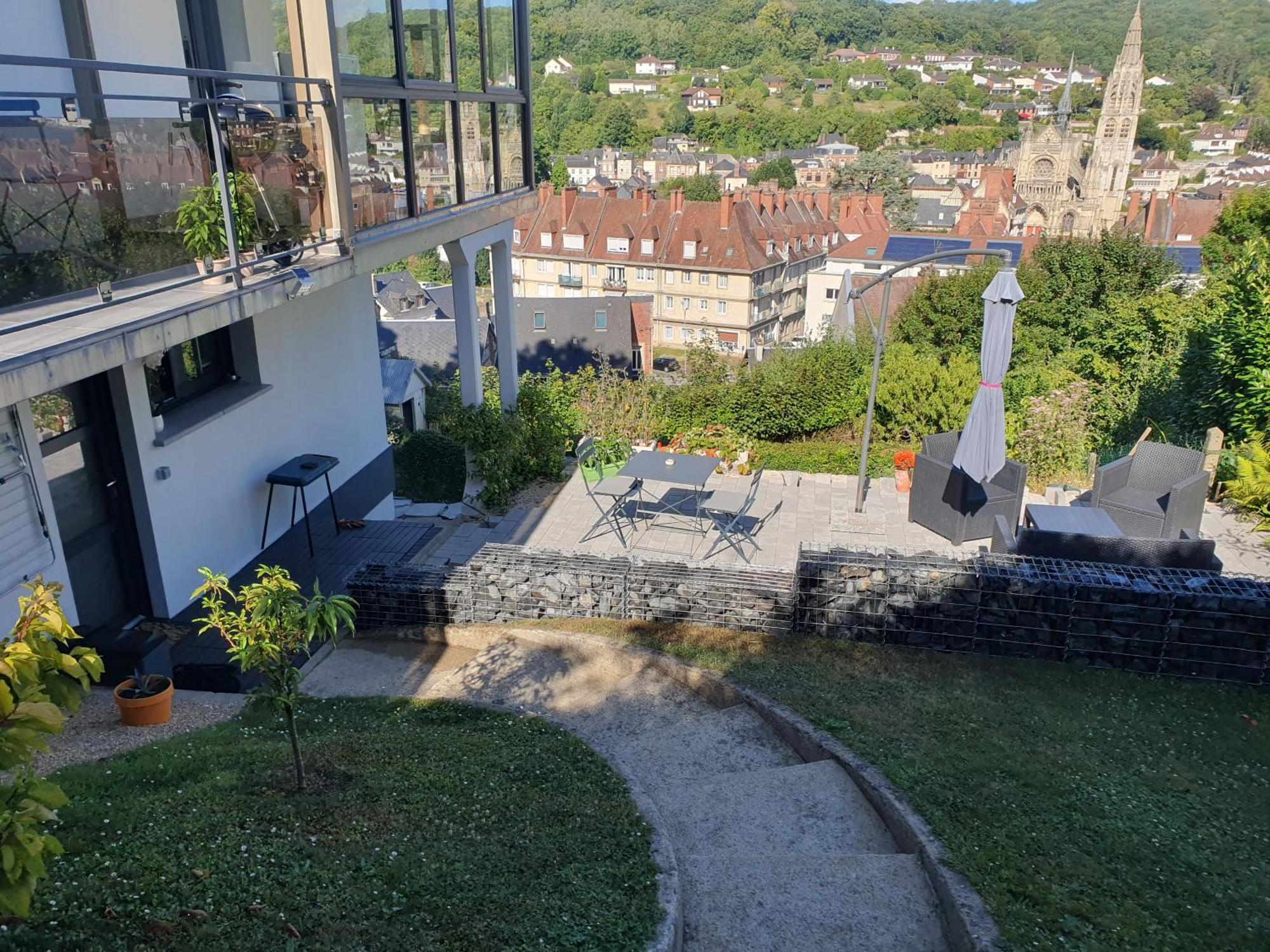 Du Haut Des Rives - Bel Appt Pour 4 Caudebec-en-Caux Eksteriør billede